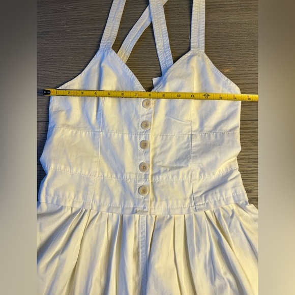 PROENZA SCHOULER WHITE LABEL Sleeveless Washed Cotton Midi Dress Off White 495$ - Picture 13 of 15